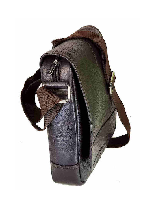 Lavor Leather Men's Bag Shoulder / Crossbody Brown