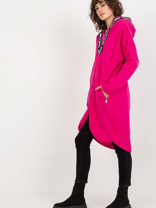 Relevance Long Women's Cardigan Pink