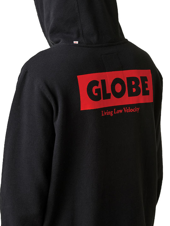 Globe Men's Sweatshirt with Hood and Pockets Black