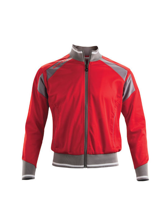 Acerbis Men's Sweatshirt Jacket with Pockets Red