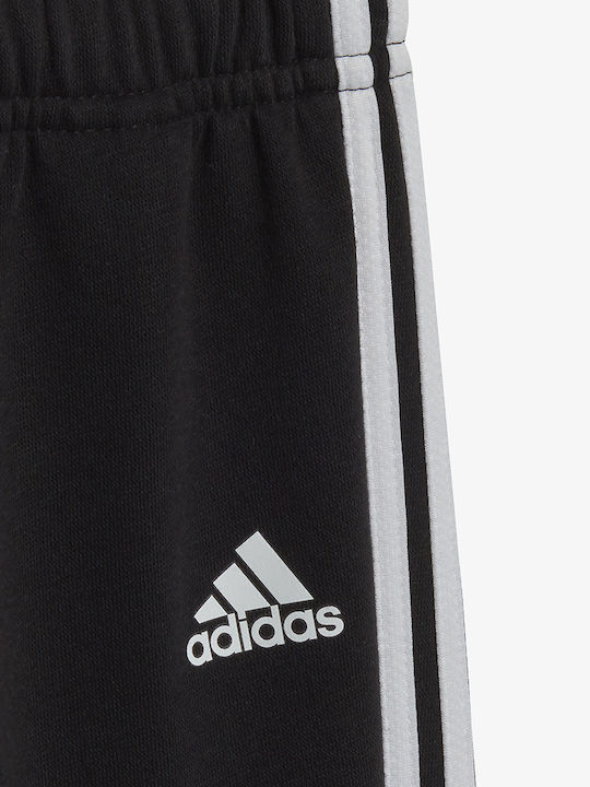 Kids Sweatpants Set Black 2pcs Essentials 3-stripes