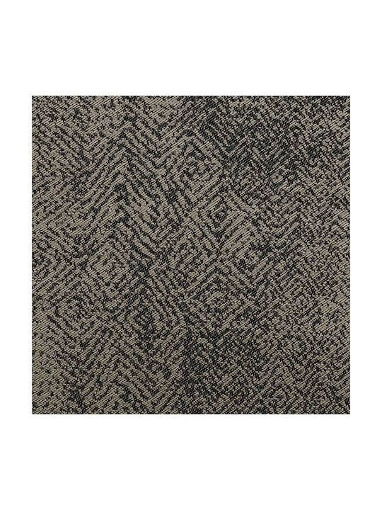 Aslanis Home Dekorativer Kissenbezug Kedros aus 100% Baumwolle Beige / Brown 60x60cm.