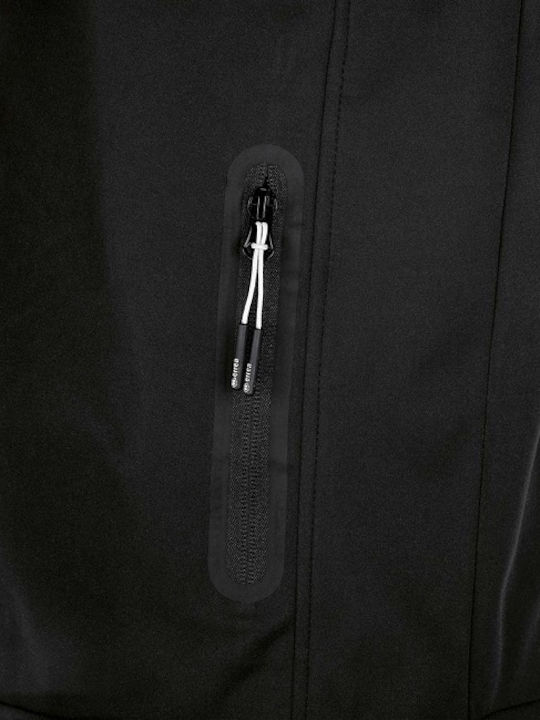 Χειμωνιάτικο Μπουφάν Softshell Αδιάβροχο και Αντιανεμικό Μαύρο