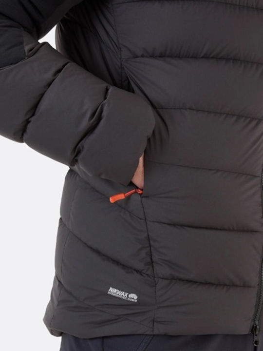 Alpine Χειμωνιάτικο Μπουφάν Puffer Μαύρο