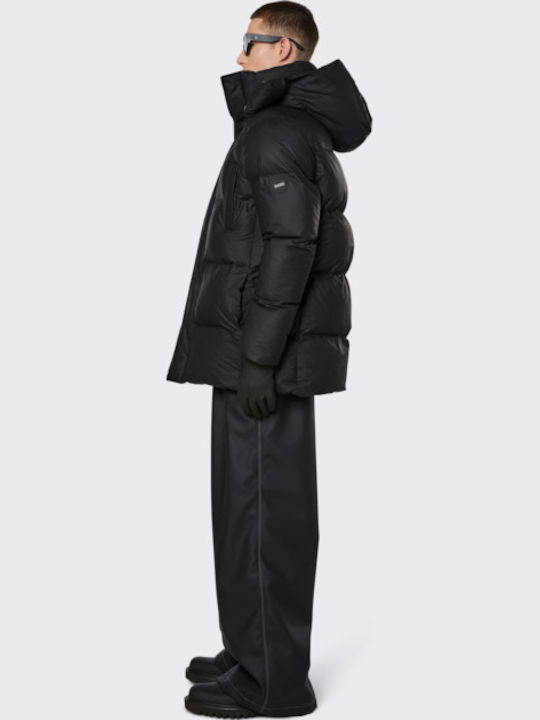 Winter Jacke Puffer Wasserdicht Schwarz