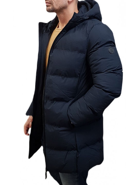 Marcus Benji Men's Winter Jacket Navy Blue