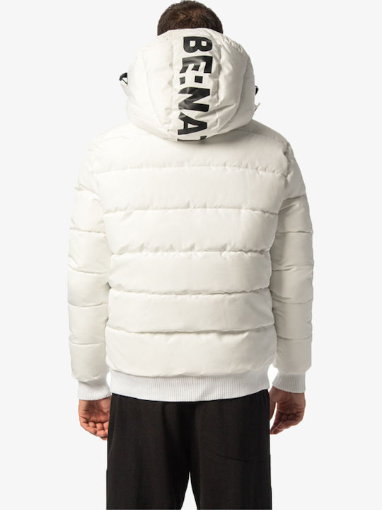Geci Bărbați Puffer Alb