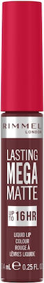 Rimmel Lasting Mega Matte Дълготраен Течност Червило Матов 810 Plum This Show 7.4мл