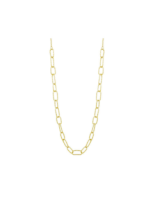 Kiriakos Gofas Gold Chain Neck 14K Thin Thickness 4.65mm and Length 40cm