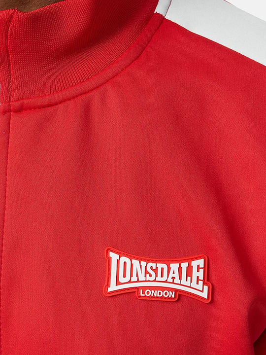 Lonsdale Set Sweatpants with Rubber Red