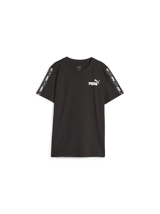 Puma Tricou pentru copii Negru