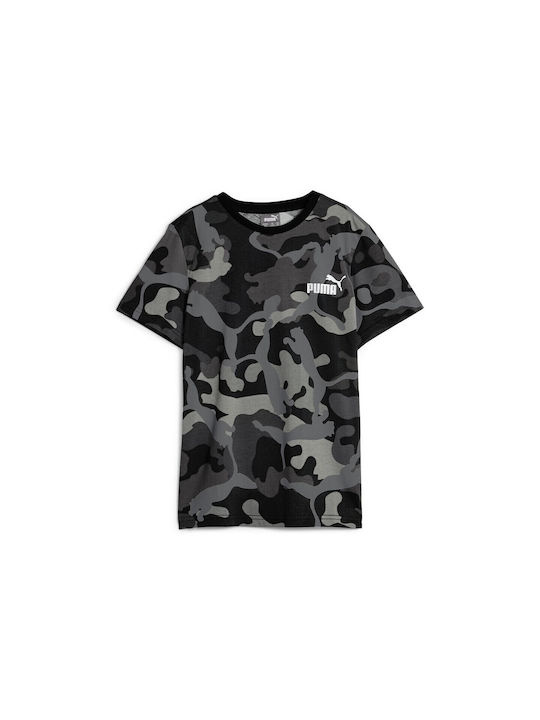 Puma Tricou pentru copii Negru