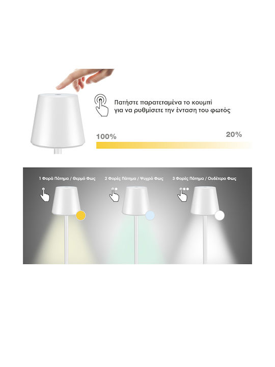 Beper Επιτραπέζιo Φωτιστικό LED 2W 39x11x10cm Beper Επιτραπέζιo Φωτιστικό LED 2W 39x11x10cm
