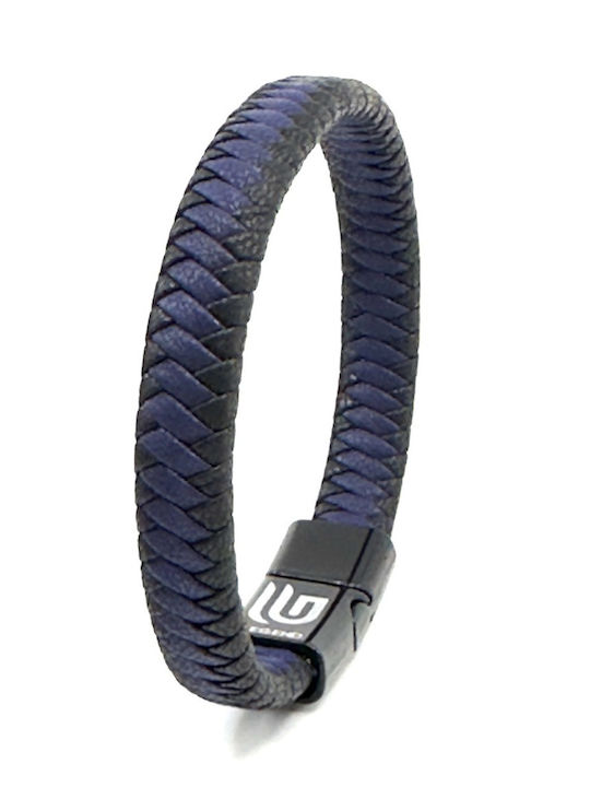 Legend Accessories Men's Leather Bracelet 21cm