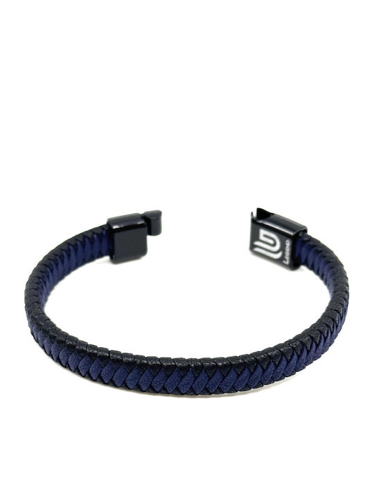 Legend Accessories Men's Leather Bracelet 21cm