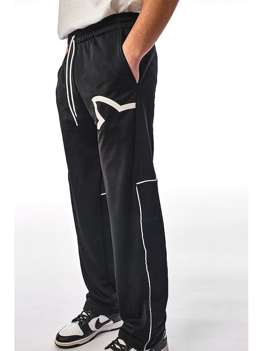 OWL Men's Sweatpants with Rubber Black