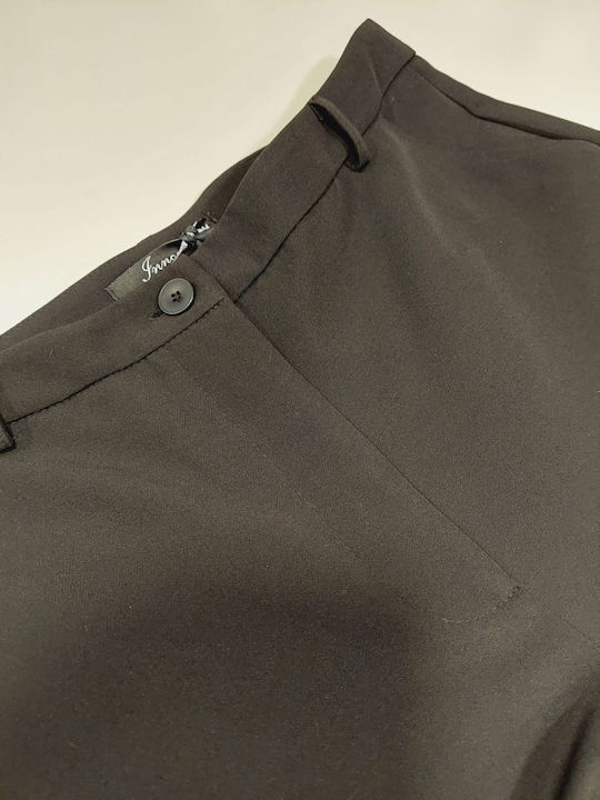 Damen Chino Hose Schwarz