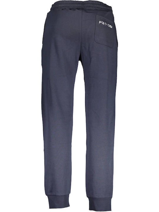 La Martina Men's Sweatpants with Rubber Navy Blue