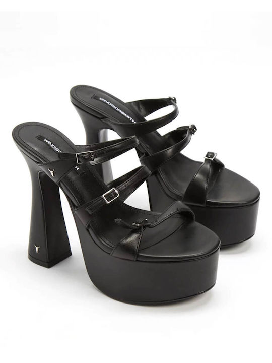 Windsor Smith Highness Le Damen Sandalen in Schwarz Farbe