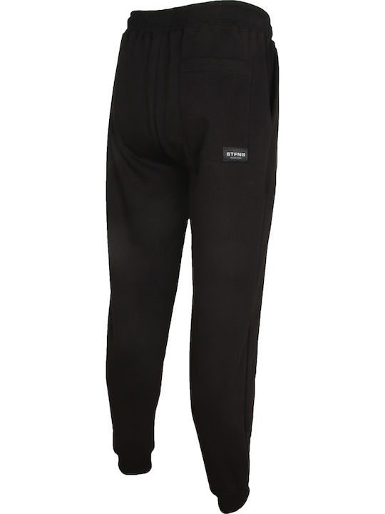 Pantaloni de trening cu Elastic Negru