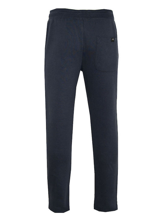 Van Hipster Men's Sweatpants with Rubber Navy Blue