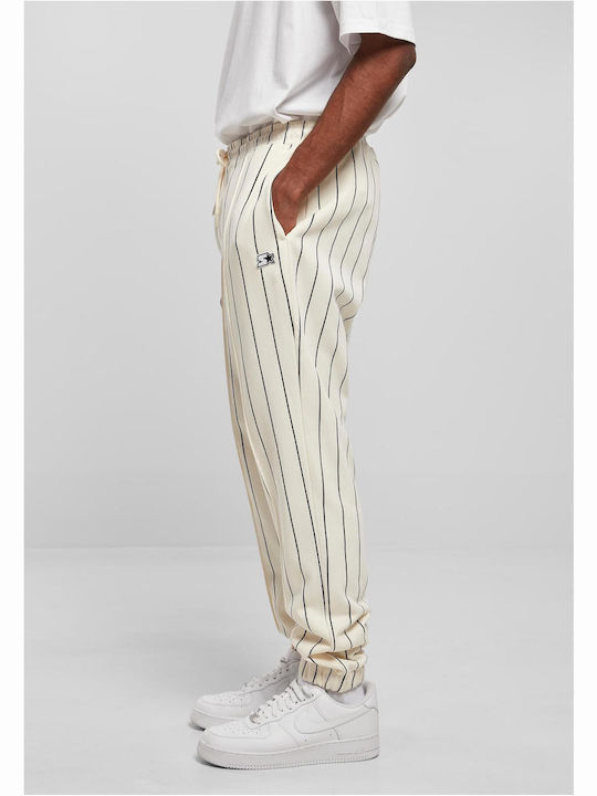 Pantaloni de trening cu Elastic Alb