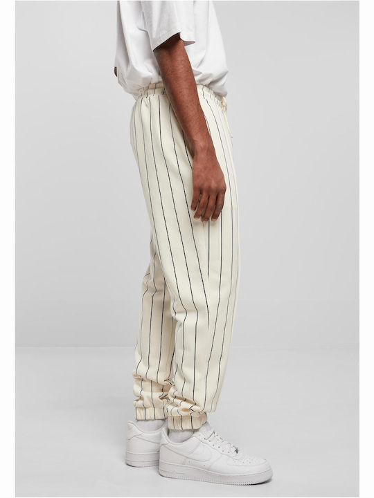 Pantaloni de trening cu Elastic Alb