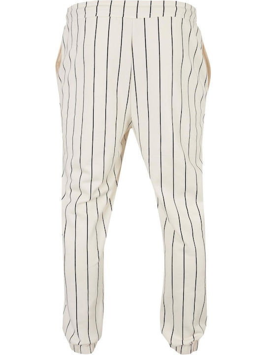 Pantaloni de trening cu Elastic Alb