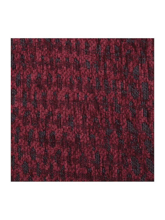 Aslanis Home Ismaros Ριχτάρι Τριθέσιου Καναπέ Chenille 180x300εκ. Μπορντώ / Γκρι
