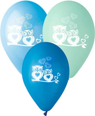 Balloon Latex Valentine's Day Blue 30cm (Μiscellaneous colours)