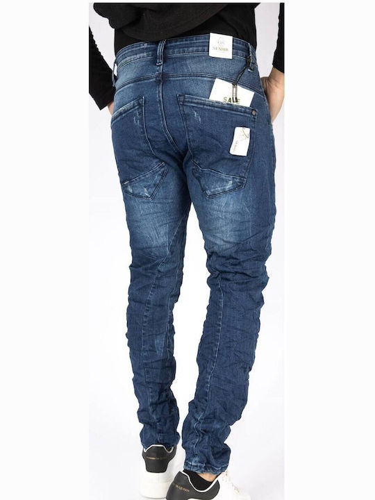 Senior Men's Jeans Pants Blue