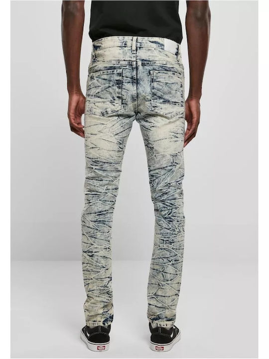 Herren Jeanshose Elastisch Blaue