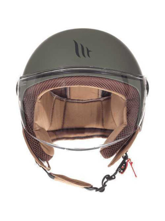 MT Street Military Matt Motorcycle Helmet Jet ECE 22.05 950gr