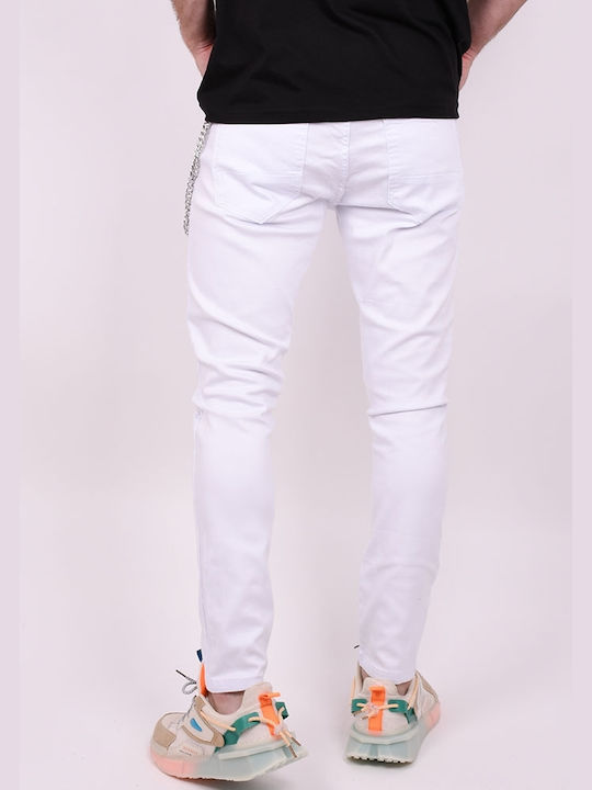 Yes Design Men's Jeans Pants White