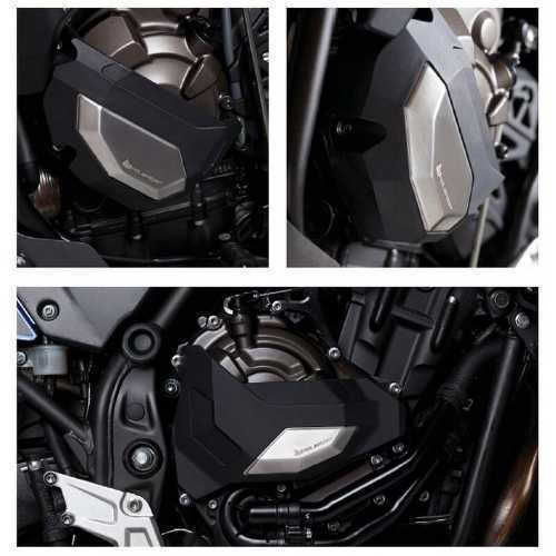 Polisport Motorrad-Motorschutzabdeckung Yamaha MT-07 / Tenere 700 Schwarz
