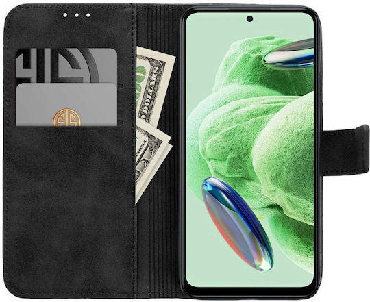 TENDER Buchen Sie Synthetisches Leder Schwarz (Redmi Note 12 5G)