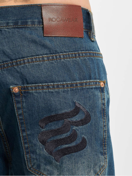 Rocawear Pantaloni de Bărbați din Jean în Croială Largă Albastru