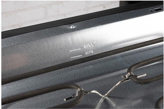 Alpina Appliances With Legs Electric Grill Grill 2000W with Adjustable Thermostat 40cmx26cmcm