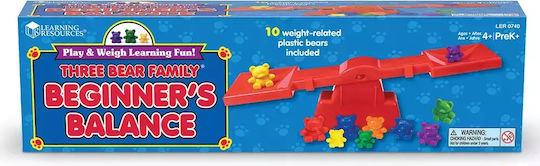 Learning Resources Three Bear Family Ζυγαριά Αρχαρίων Образователна Игра Везни за 4+ години Години