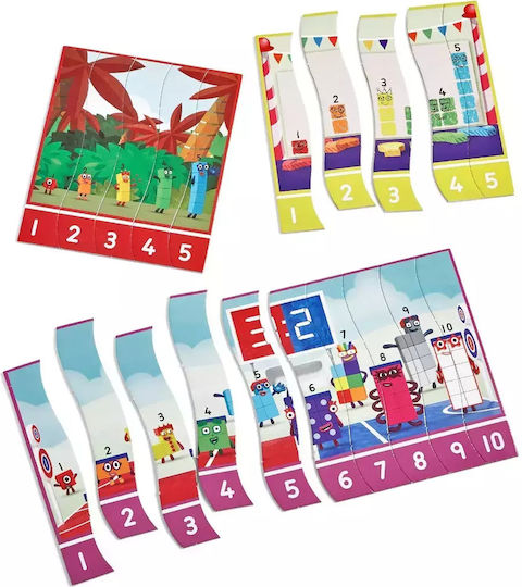 Learning Resources Numberblocks Αριθμοκυβάκια Παζλ Αλληλουχίας Αριθμών Εκπαιδευτικό Παιχνίδι Γνώσεων για 3+ Ετών