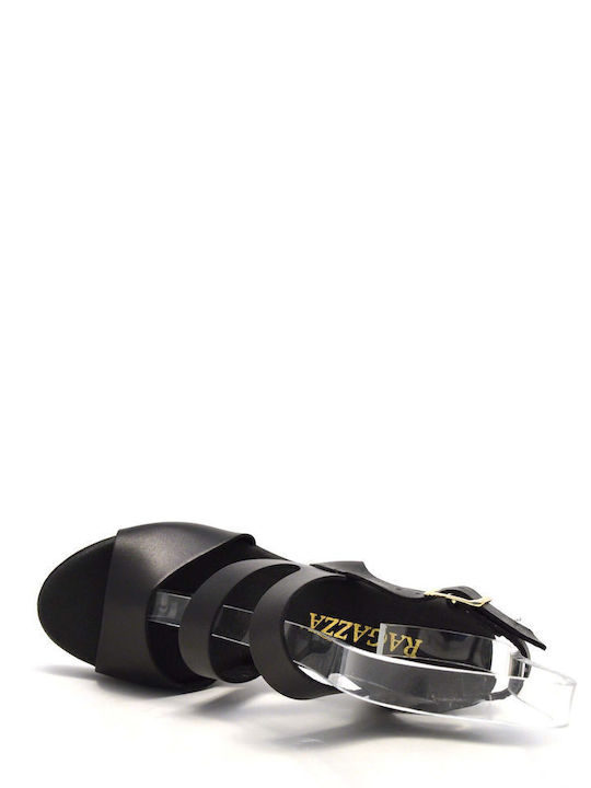 Leather Sandals Black