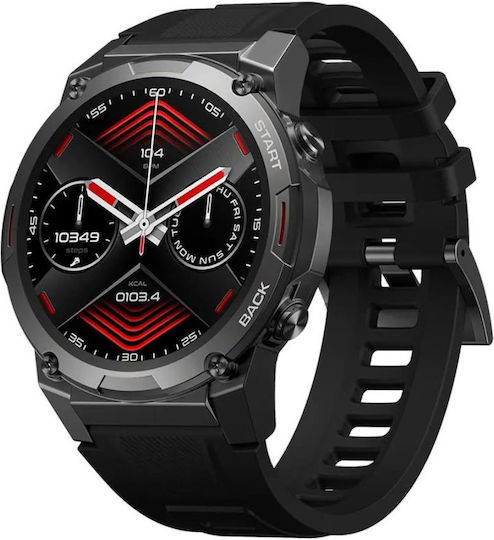 Zeblaze Vibe 7 Pro Aluminium Smartwatch with Heart Rate Monitor (Black)