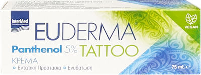 Intermed Euderma Panthenol 5% Tattoo Κρέμα Σώματος Ανάπλασης 75gr