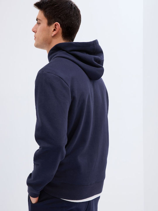 GAP Men's Sweatshirt with Hood and Pockets Navy Blue