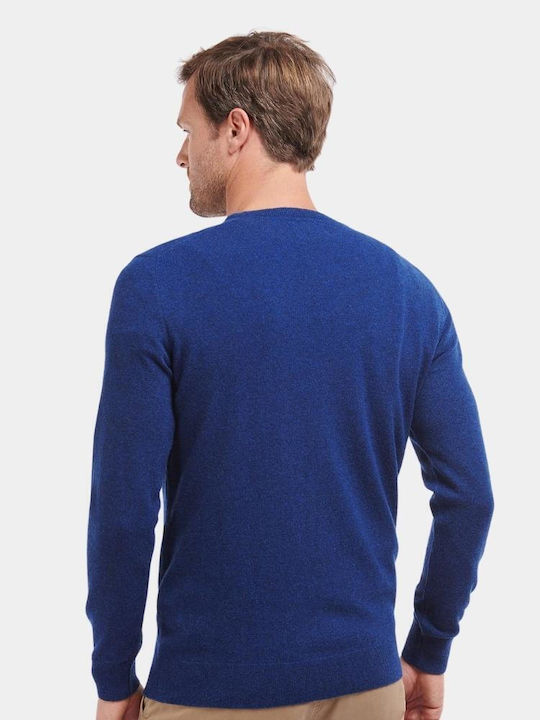 Barbour Essential Men's Long Sleeve Sweater Blue