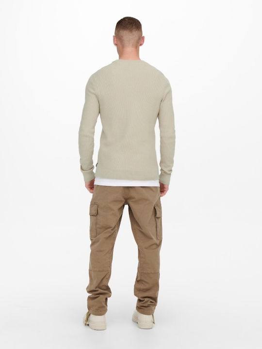 Long Sleeve Sweater Beige