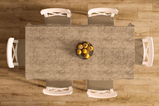 Dimcol Panama Shadow Stain Resistant Brown 140x180 cm