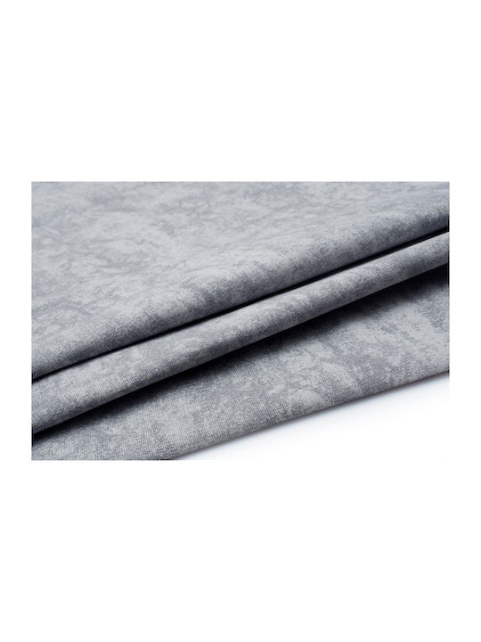 Dimcol Checkered Stain Resistant Panama Shadow Light Grey 90x90cm