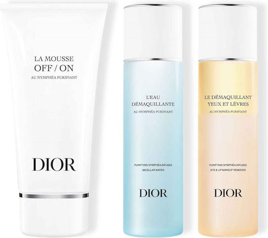 Dior Au Mymphea Purifiant Skin Care Set for Moisturizing & Facial Cleaning 3pcs