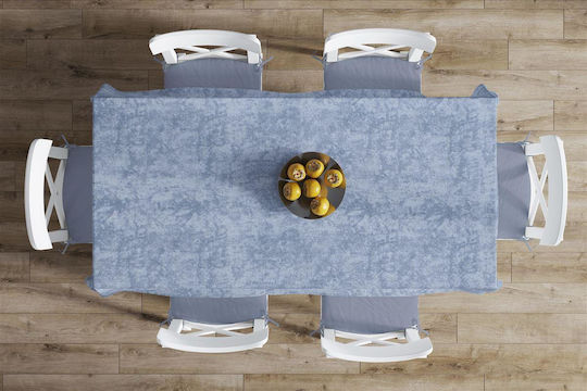 Dimcol Σετ 2τμχ Panama Shadow Αλέκιαστο Sky Blue 140x220εκ.